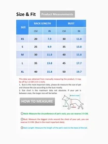 1pc Plaid Print Pet Shirt - Blue - View 6