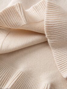 Bebé Jersey de manga raglán bajo con fruncido - Caqui - Ver 4