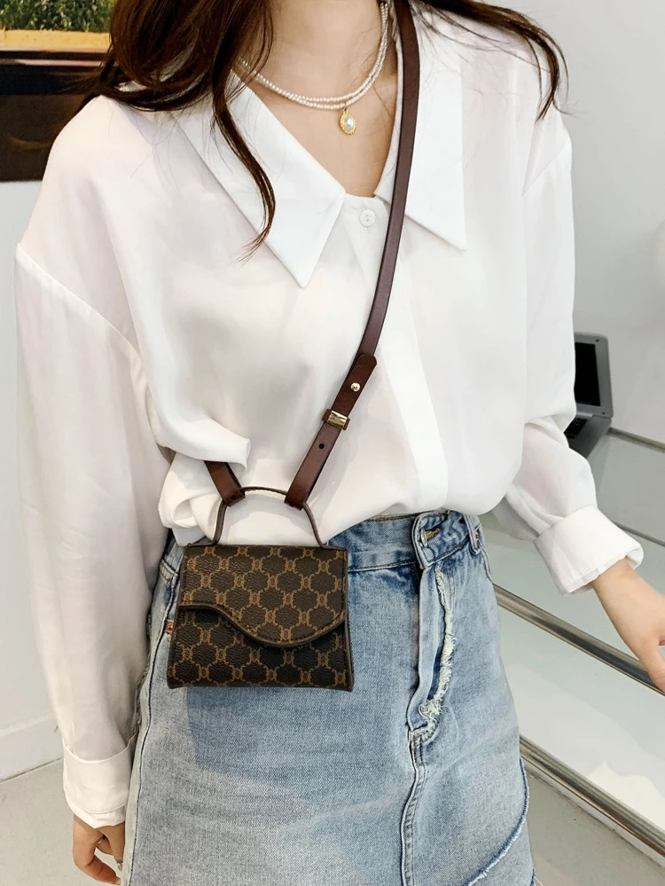 Mini Geometric Graphic Square Bag