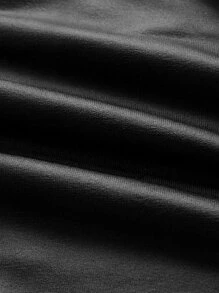 Muchica Solid Crop PU Leather Cami Top - Black - View 4