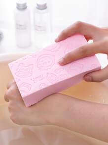 1 pieza Esponja de baño exfoliante de color al azar - Multicolor - Ver 1