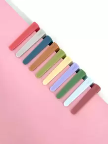 10入組素色塑膠中性筆 - 彩色 - 查看 4