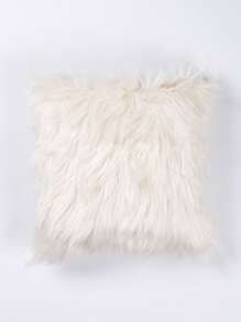 1 pieza Funda de almohada de estilo simple de poliéster cuadrada, suave y cómoda para la decoración del hogar en la sala de estar