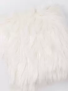 1 pieza Funda de almohada de estilo simple de poliéster cuadrada, suave y cómoda para la decoración del hogar en la sala de estar