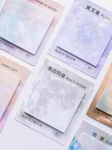 1pc Graphic Print Random Sticky Note - Multicolor - View 4