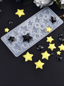 1pc Star Design DIY Silicone Mold - White - View 3