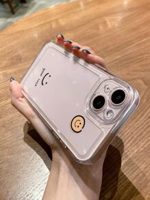 卡通圖案透明手機殼，適用於iPhone 11、iPhone 13、iPhone 14 Pro Max