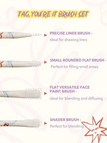 SHEGLAM Welcome To Our Playground Tag, You're it Brush Set - Multicolor - View 4