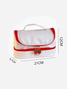 1 túi đựng bút chì xách tay có 1 miếng dán, Quay lại trường, Đồ dùng học tập - Nhiều màu - Xem 3