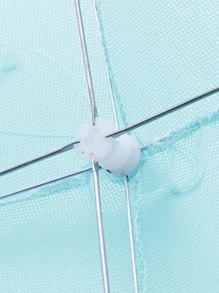 1pc Plain Mesh Food Cover - Blue - View 4