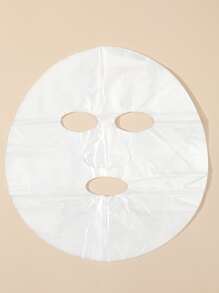 Envoltura de plástico facial Cerradura Pasta de hoja facial, Maquillaje Pasta de hoja facial Cara Desechable Plástico Transparente Pasta de hoja facial 100piezas