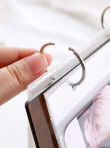 1pc Binder Loose Leaf Random Color Photo Album - Multicolor - View 2