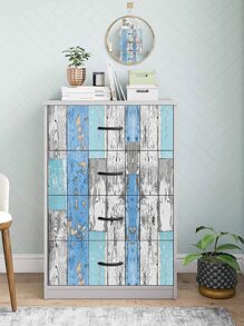 1 pieza Papel mural grano de madera - Multicolor - Ver 6