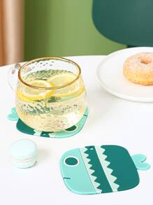 1 pieza Portavasos con estampado de dibujos animados anti-quemaduras - Multicolor - Ver 2