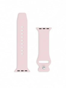 運動矽膠手錶錶帶，相容 40mm、38mm、41mm、44mm、45mm、46mm、42mm、49mm 錶殼尺寸，中性款；柔軟防水腕帶，可更換運動手錶錶帶，相容 Ultra 系列 11、10、9、8、7、6、5、4、3、2、1、SE 及其他型號，開學季學生理想禮物 - 淺粉色 - 查看 2