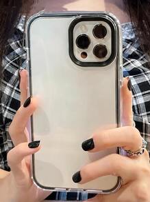 Plain Phone Case Compatible With IPhone 11,Compatible With Huawei P30 Pro,Compatible With IPhone 13 - Black - View 4