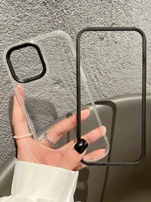Plain Phone Case Compatible With IPhone 11,Compatible With Huawei P30 Pro,Compatible With IPhone 13 - Black - View 5