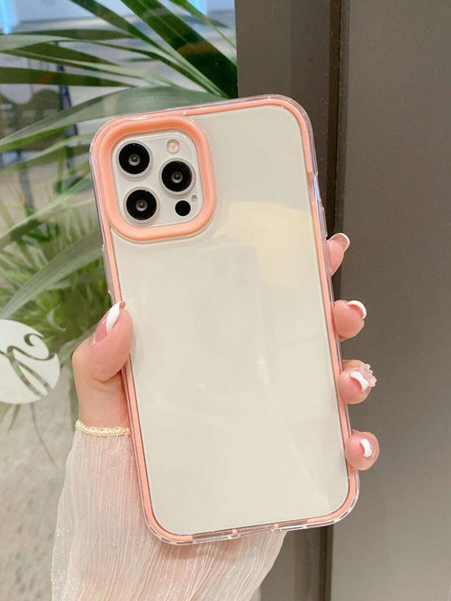 Contrast Frame Clear Phone Case Compatible With IPhone 11,Compatible With IPhone 13,Compatible With IPhone 14 Pro Max,International Version, Not The Domestic Version