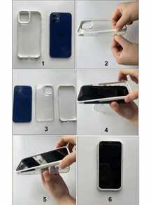 Funda de teléfono lisa compatible con iPhone 11, Galaxy A52, Huawei P20 Lite