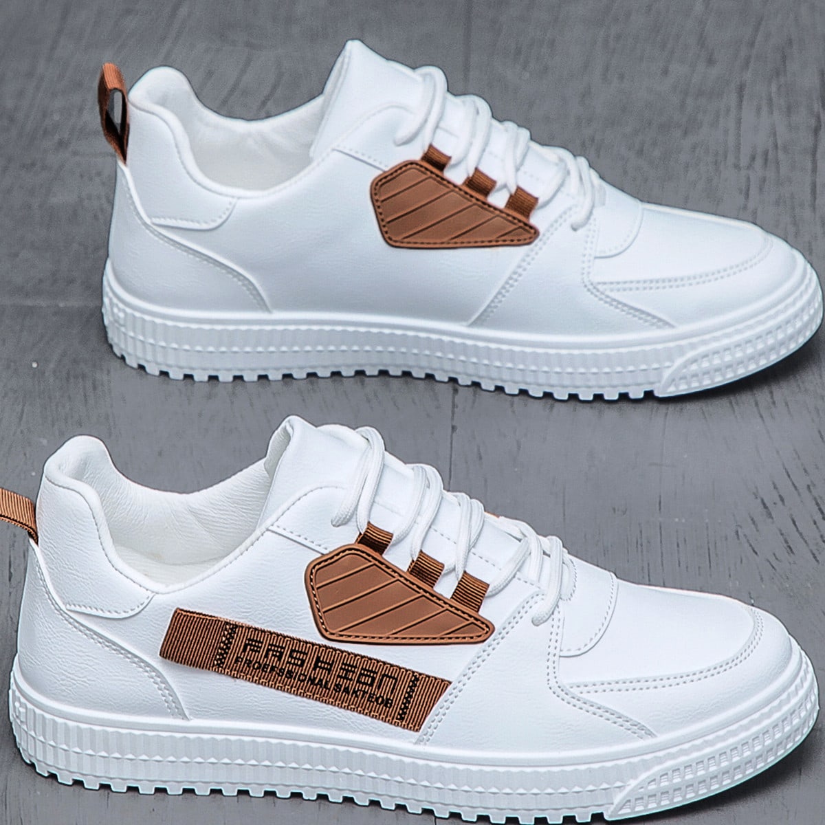 Zapatillas deportivas casuales de moda para hombres, zapatillas atléticas antideslizantes para estudiantes, de corte bajo y transpirables, ideales pa