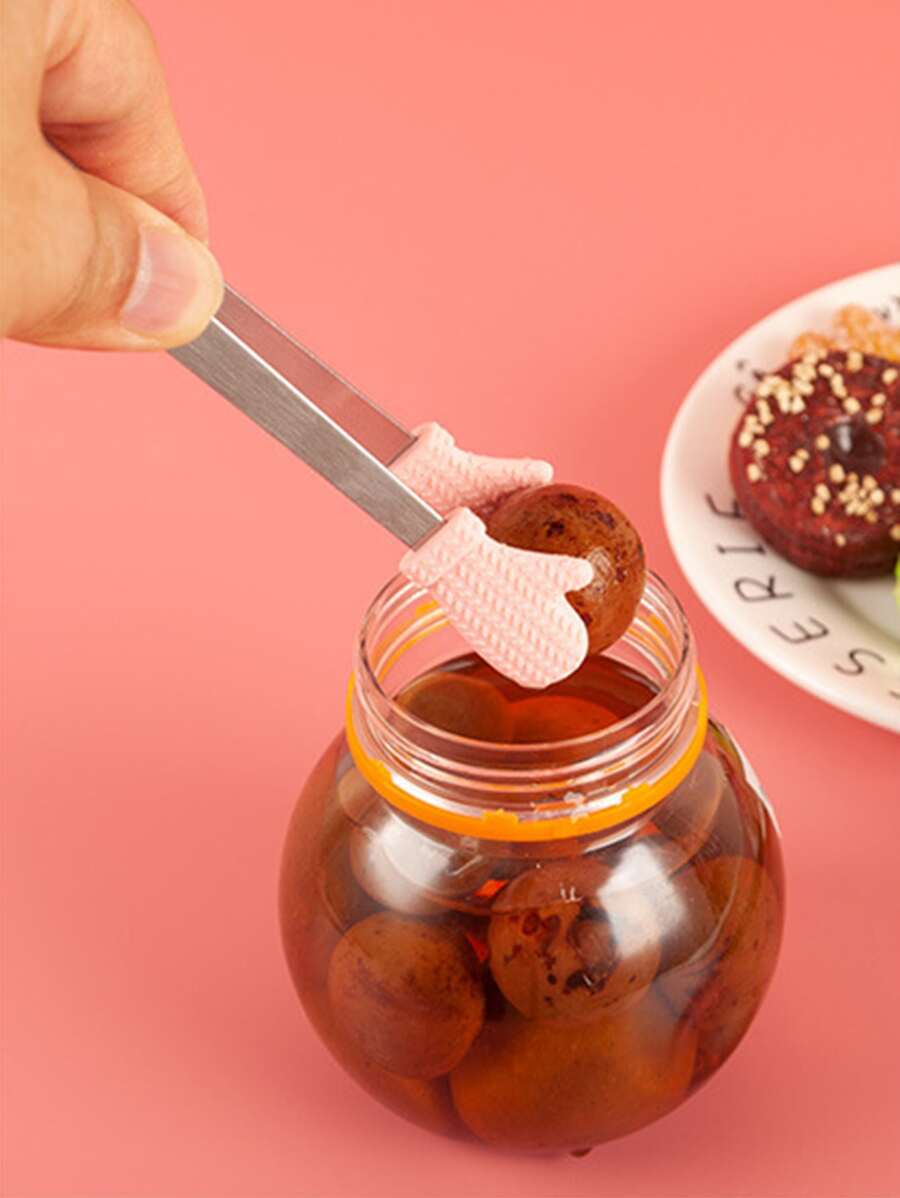 1入組手套設計隨機食物夹 - 彩色 - 查看 1