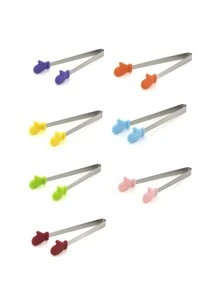 1入組手套設計隨機食物夹 - 彩色 - 查看 3