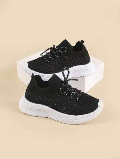 Zapatillas Deportivas Negras Para Niños
