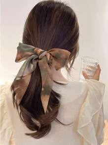 紮染飄帶髮圈 - 彩色 - 查看 1