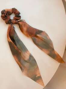 紮染飄帶髮圈 - 彩色 - 查看 3