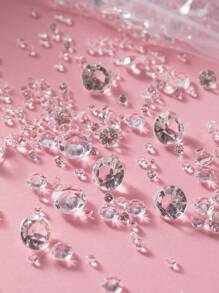 4000 piezas Lanzar Decoración en forma de diamante - transparente - Ver 1