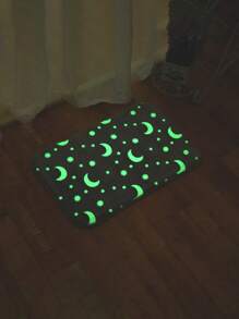 1 pieza Alfombra para mascota con estampado de estrella anti deslizante