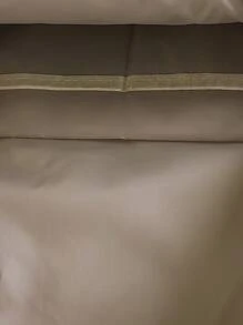 正面口袋功能背包書包，適合畢業生、青少年女孩、新生、大二、大三、大學、大學和高中，非常適合戶外、旅行和返校 - 白色 - 查看 3