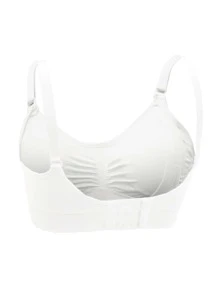 SHEIN Maternity 5pack Solid Ruched Amnings-BH för mamma - Multifärgad - Visa 7