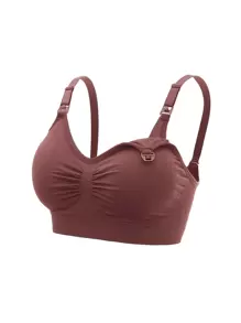 BloomMama Maternity 5pack Solid Ruched Nursing Bra For Mother - Multicolor - View 10