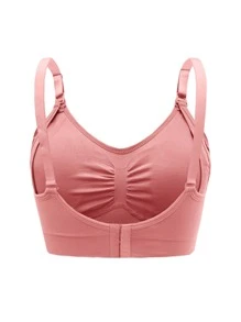 BloomMama Maternity 5pack Solid Ruched Nursing Bra For Mother - Multicolor - View 14