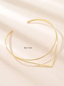 Minimalist Cuff Choker - Yellow Gold - View 3