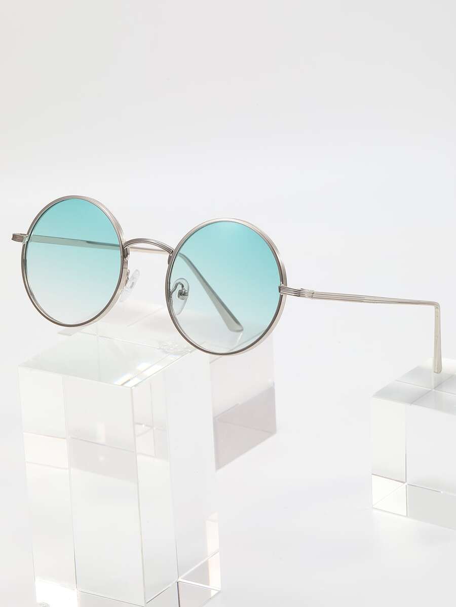 Men Round Frame Fashion Glasses Vintage Sunglasses Sun Glasses,School