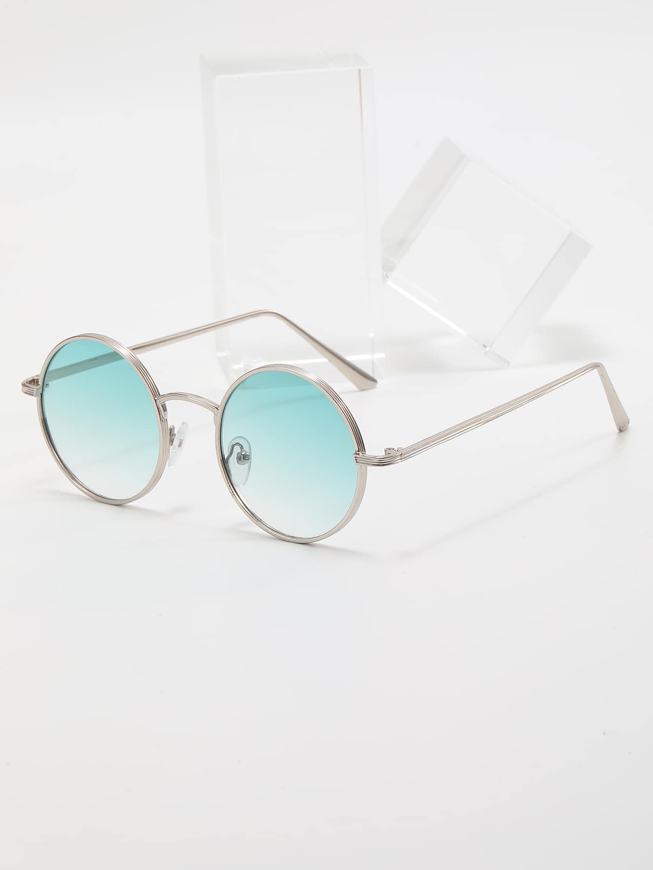 Men Round Frame Fashion Glasses Vintage Sunglasses Sun Glasses,School