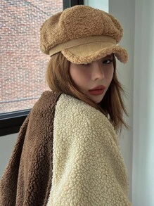 DAZY Minimalist Baker Boy Cap - Brown - View 4