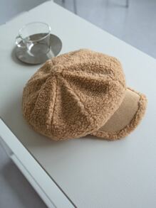 DAZY Minimalist Baker Boy Cap - Brown - View 8