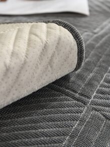 1 cái khăn sofa chắc chắn chống trượt - Màu xám đen - Xem 4