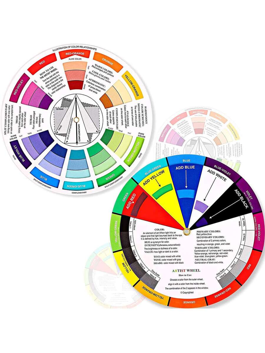 2pcs Artist Wheel - Multicolor - View 1
