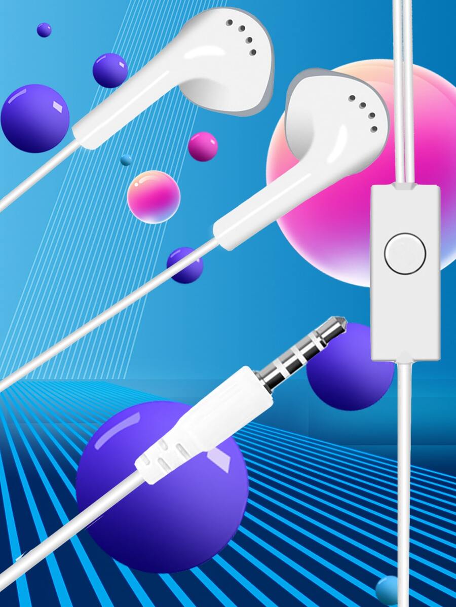 Auriculares deportivos con cable en la oreja Conector de 3,5 mm Control de línea de una tecla Modo de respuesta conveniente Graves profundos