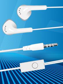 Auriculares deportivos con cable en la oreja Conector de 3,5 mm Control de línea de una tecla Modo de respuesta conveniente Graves profundos