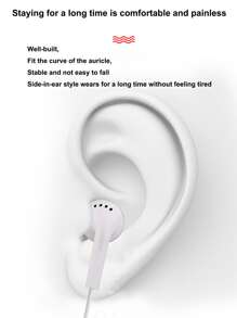 Auriculares deportivos con cable en la oreja Conector de 3,5 mm Control de línea de una tecla Modo de respuesta conveniente Graves profundos