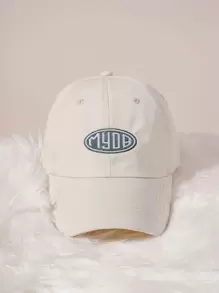 1pc Unisex Breathable & Lightweight & Fashionable Cap With Embroidered Myob Letters, Suitable For Daily Casual Outdoor Wear Street