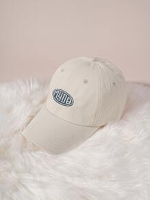 1pc Unisex Breathable & Lightweight & Fashionable Cap With Embroidered Myob Letters, Suitable For Daily Casual Outdoor Wear Street