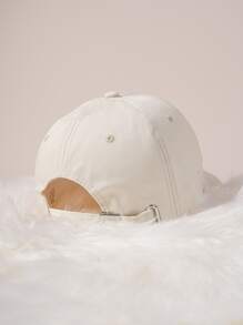 1pc Unisex Breathable & Lightweight & Fashionable Cap With Embroidered Myob Letters, Suitable For Daily Casual Outdoor Wear Street