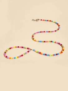 1pc Bead Decor Pet Leash For Cat And Dog For Outdoor - Multicolor - View 4