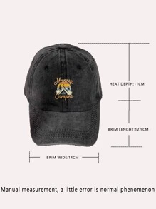 字母和山印花棒球帽 - 黑色 - 查看 5